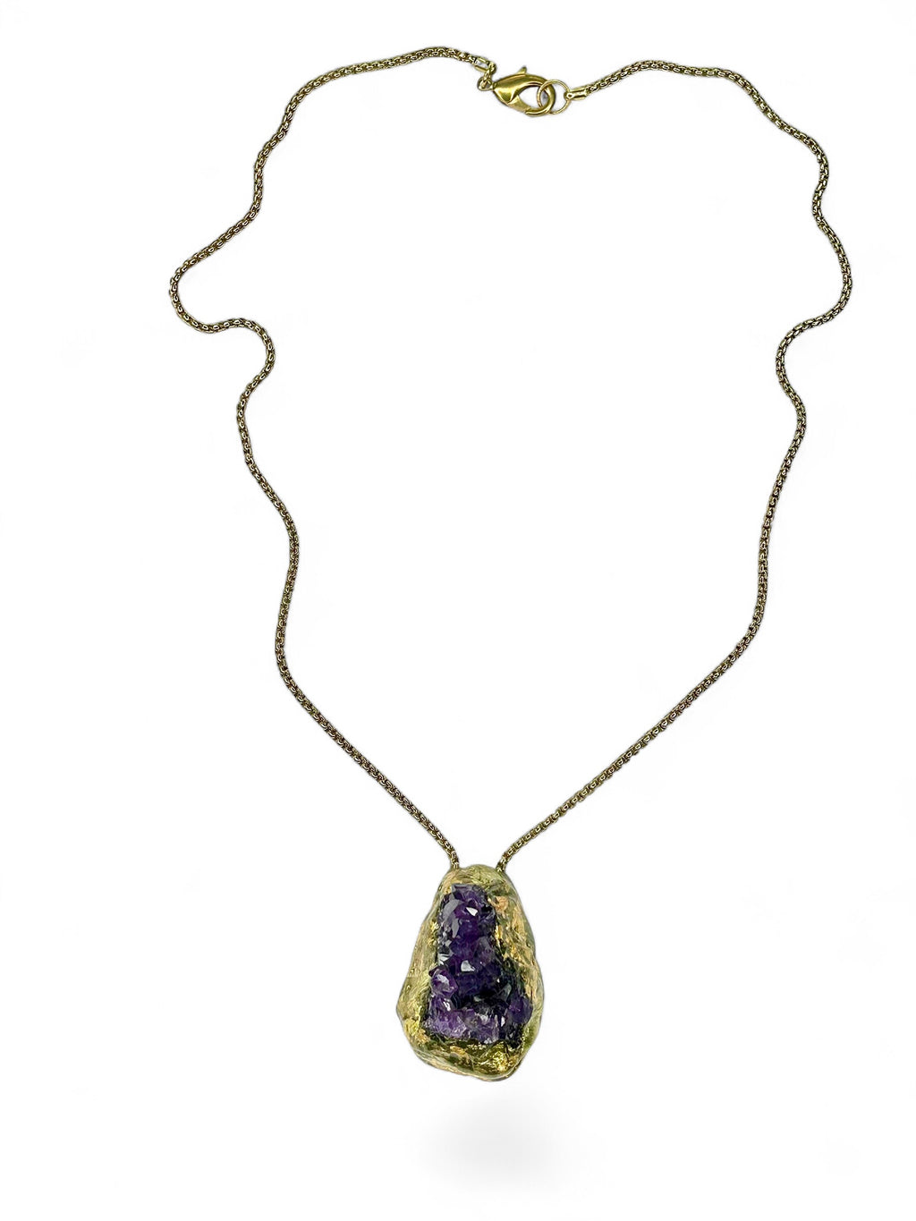 Amethyst Gold Nugget #39