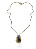 Amethyst Gold Nugget #39