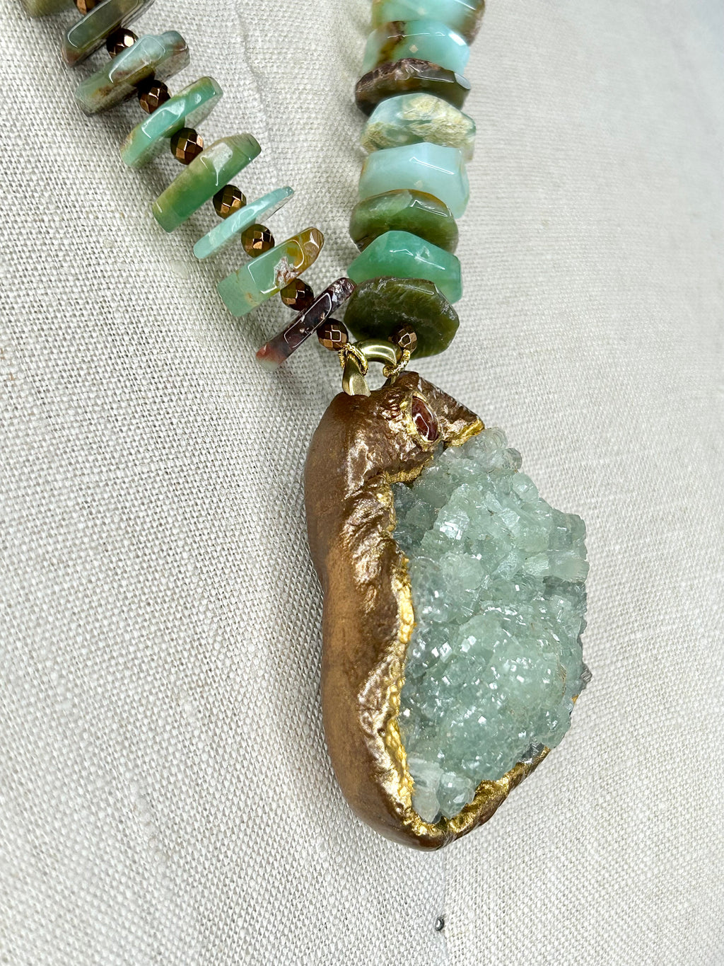 Chrysoprase Prehnite #30