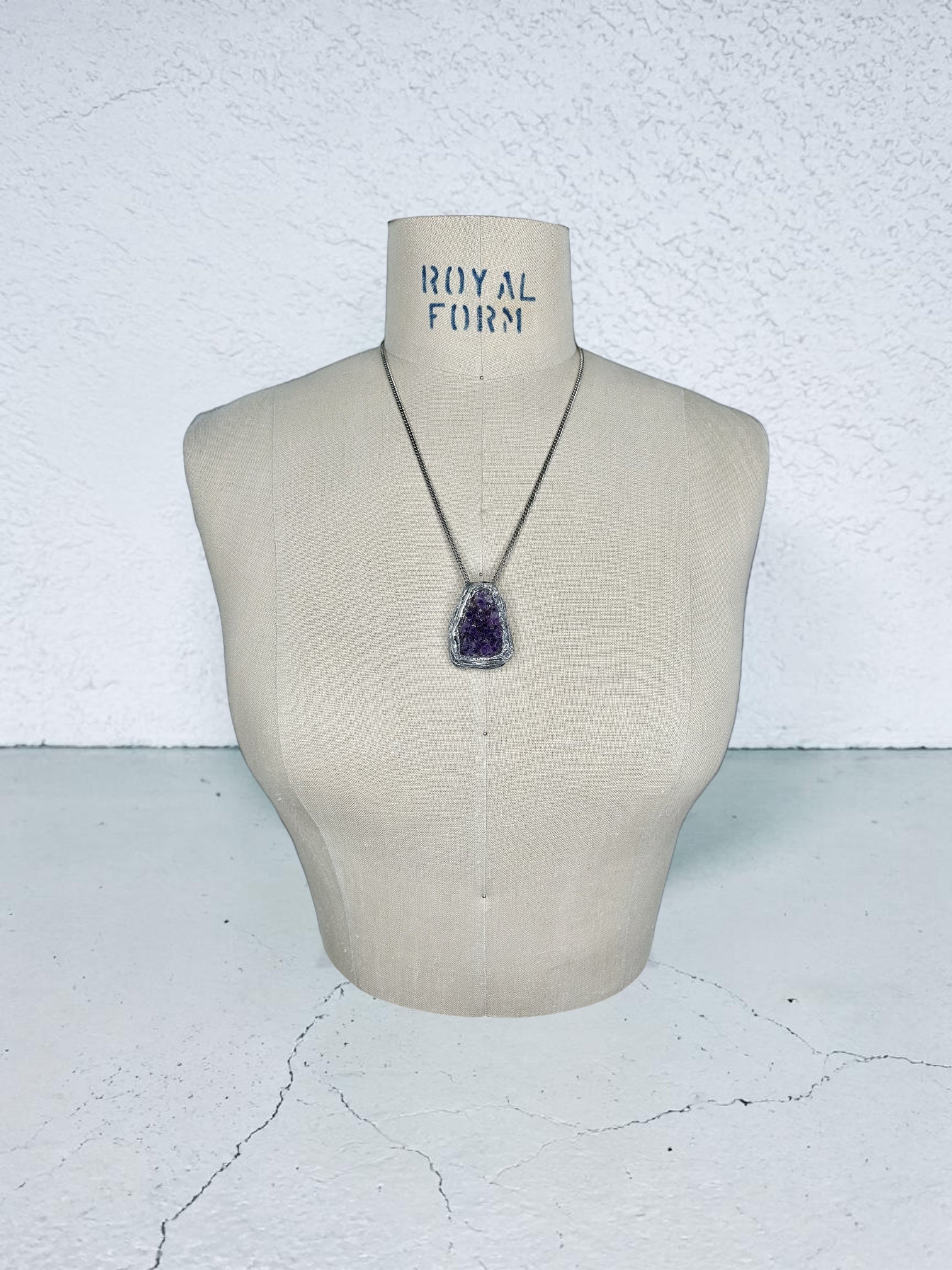 Amethyst in Fine Silver #41