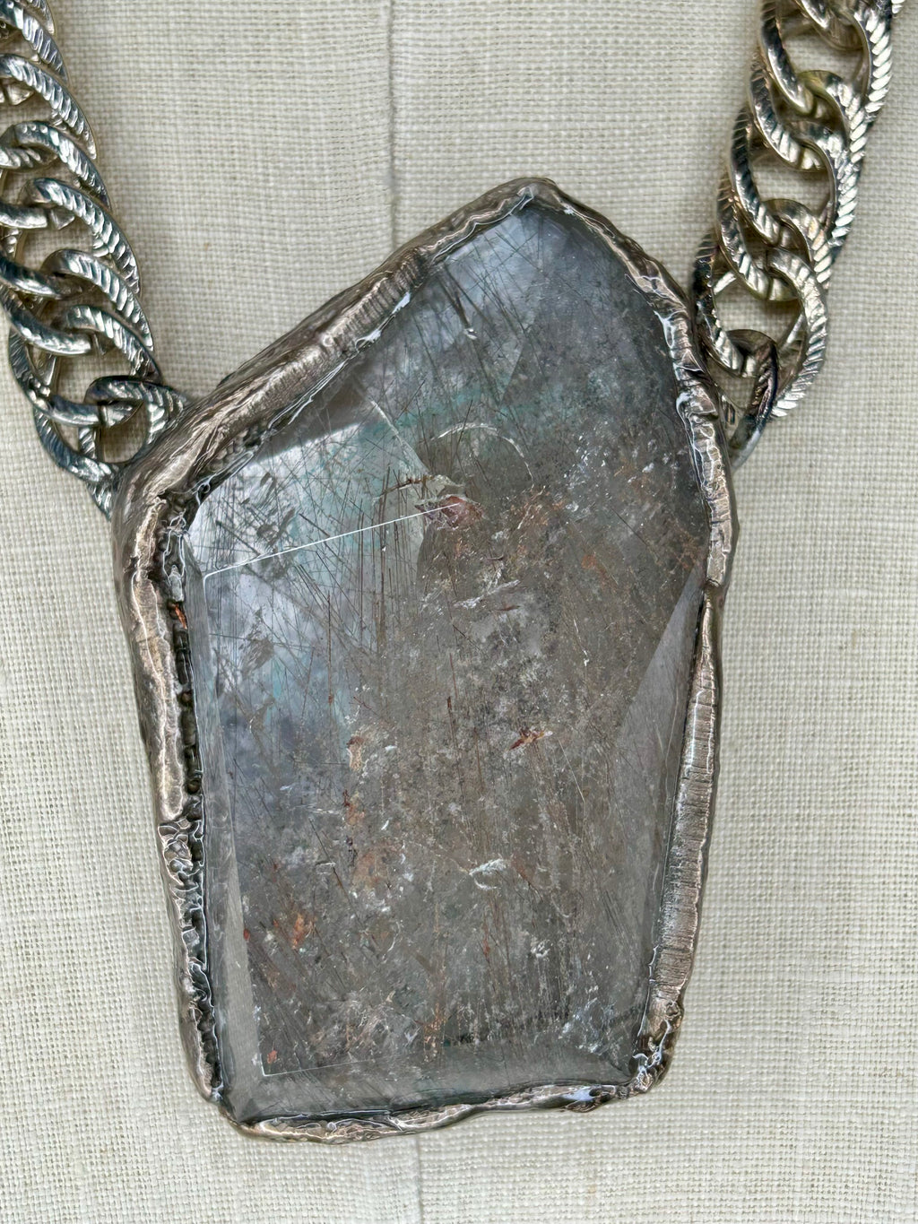 Rutilated Quartz Collier #37