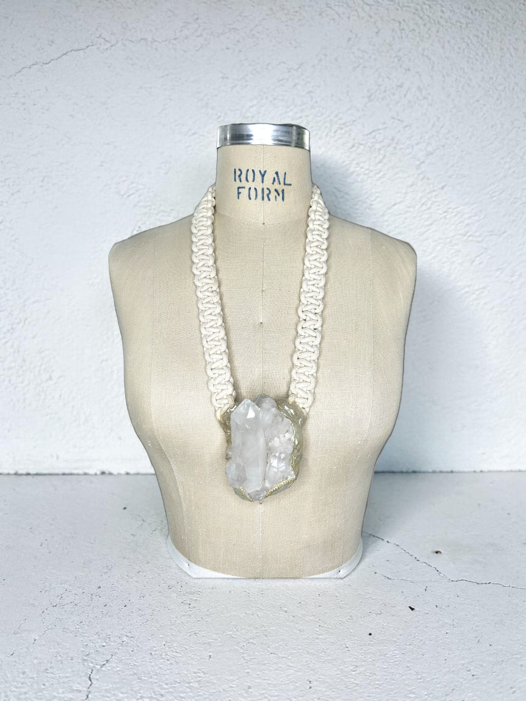 Quartz Cluster Necklace #48