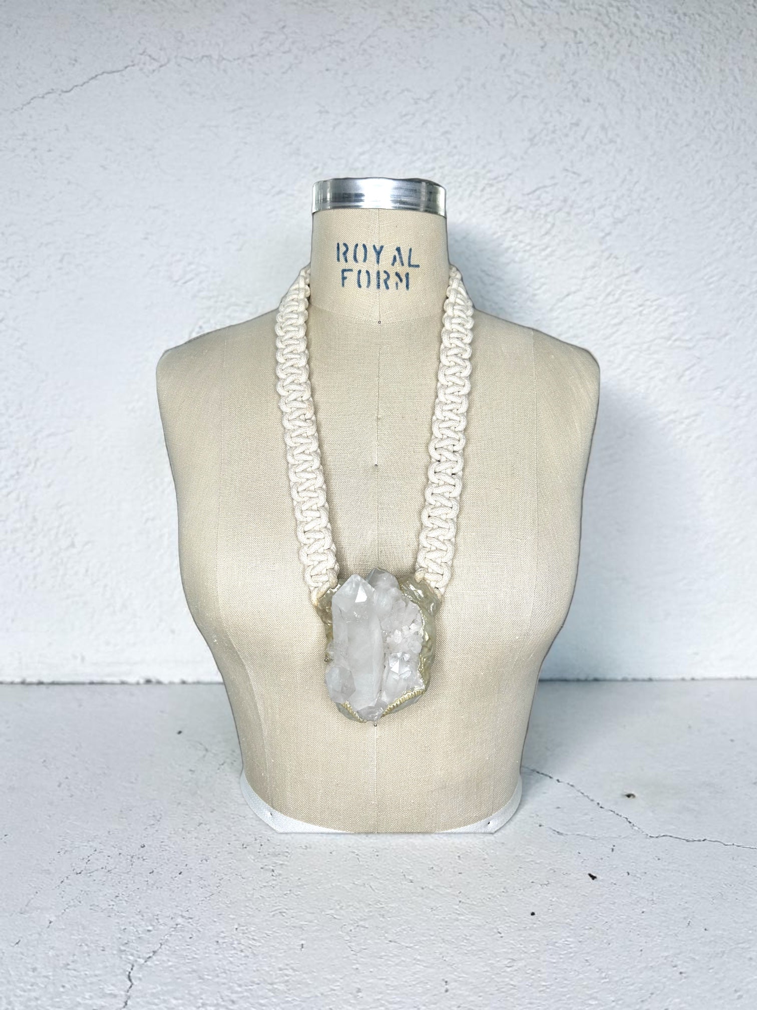 Quartz Cluster Necklace #48