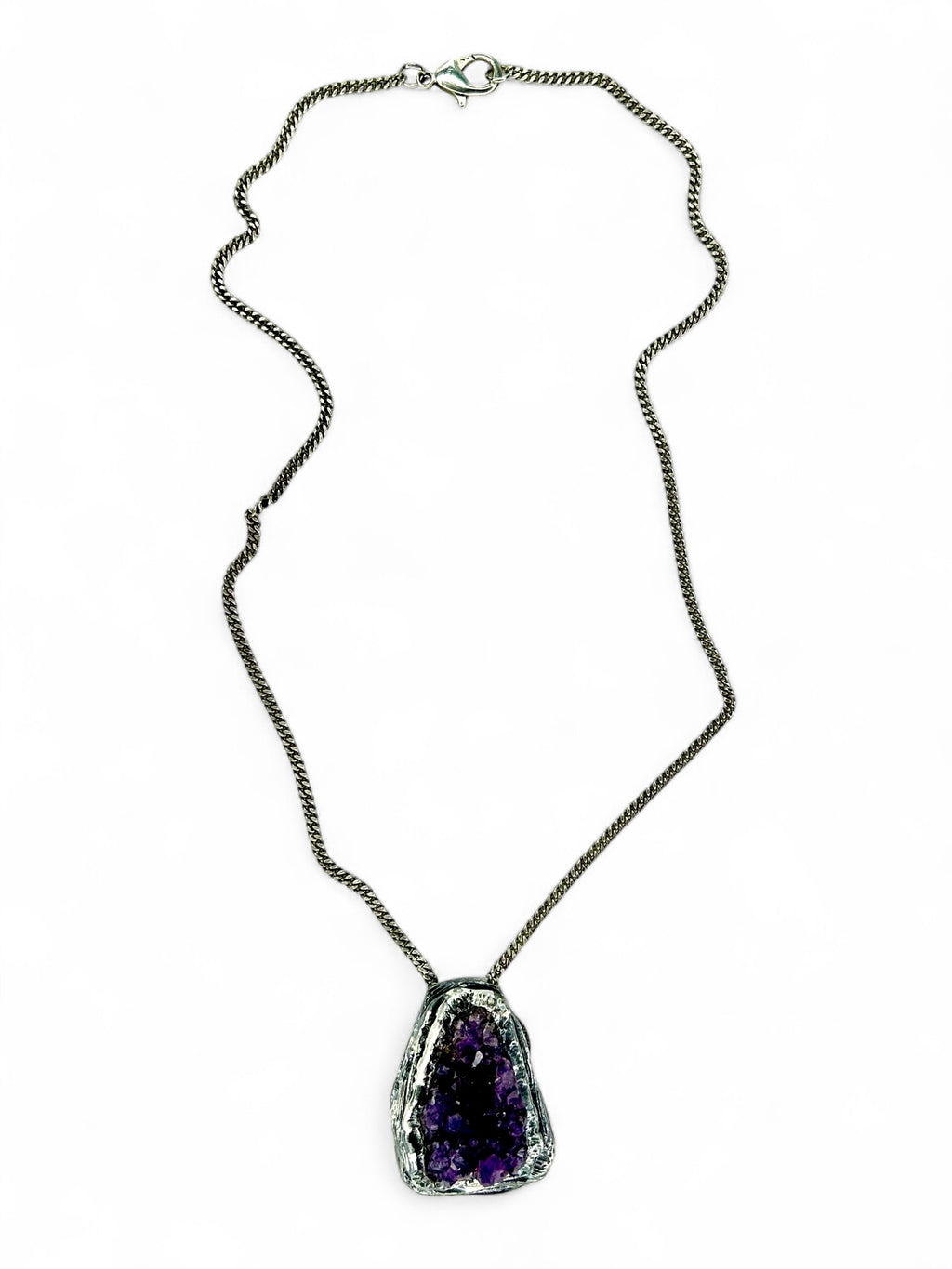 Amethyst in Fine Silver #41
