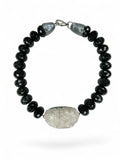 Quartz & Obsidian Collar #32