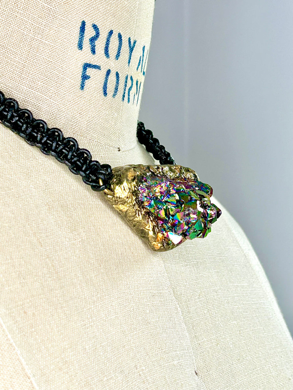 Aura Quartz Collar #43