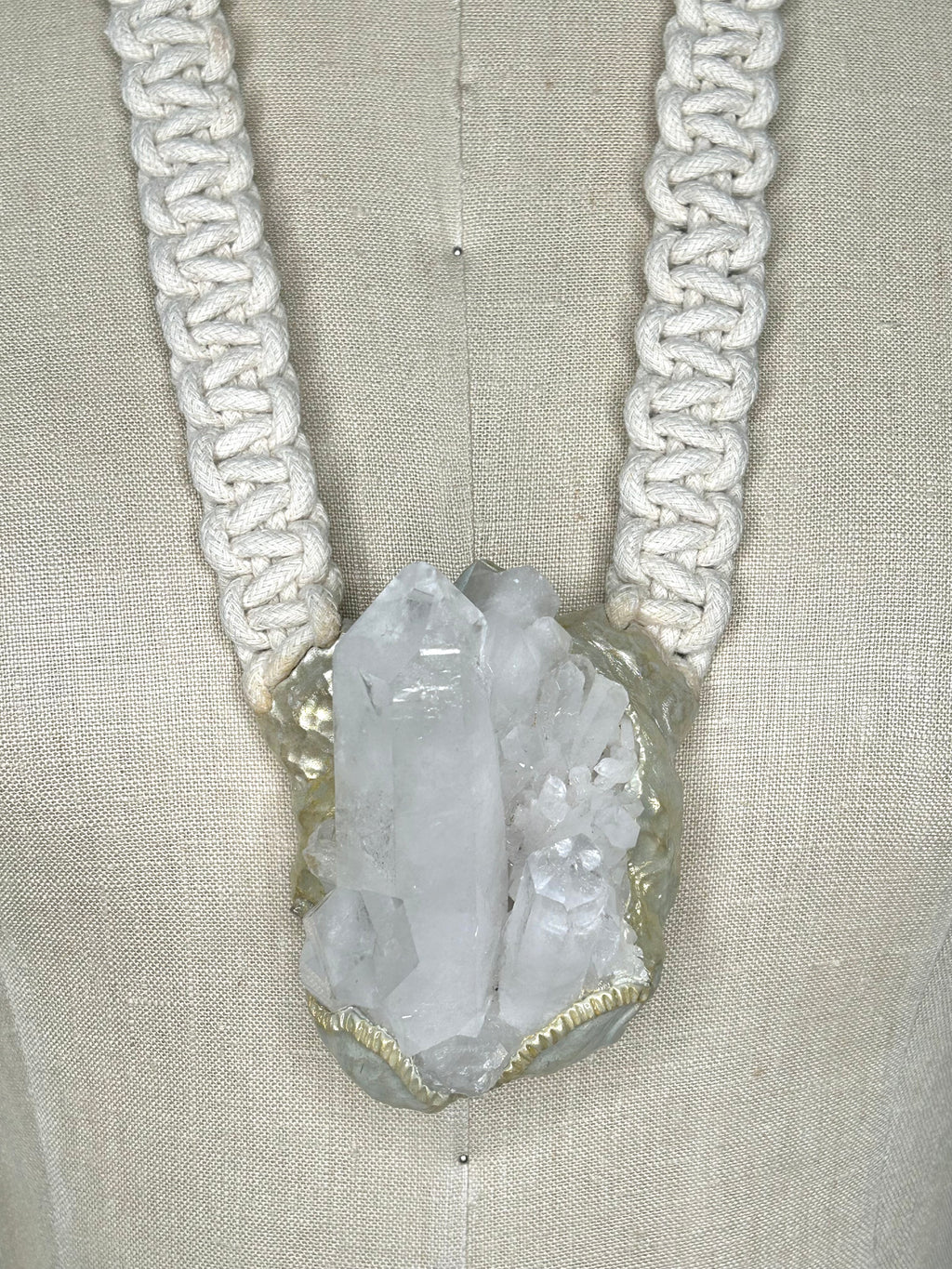 Quartz Cluster Necklace #48