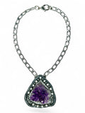 Amethyst Pearl Amulet #35