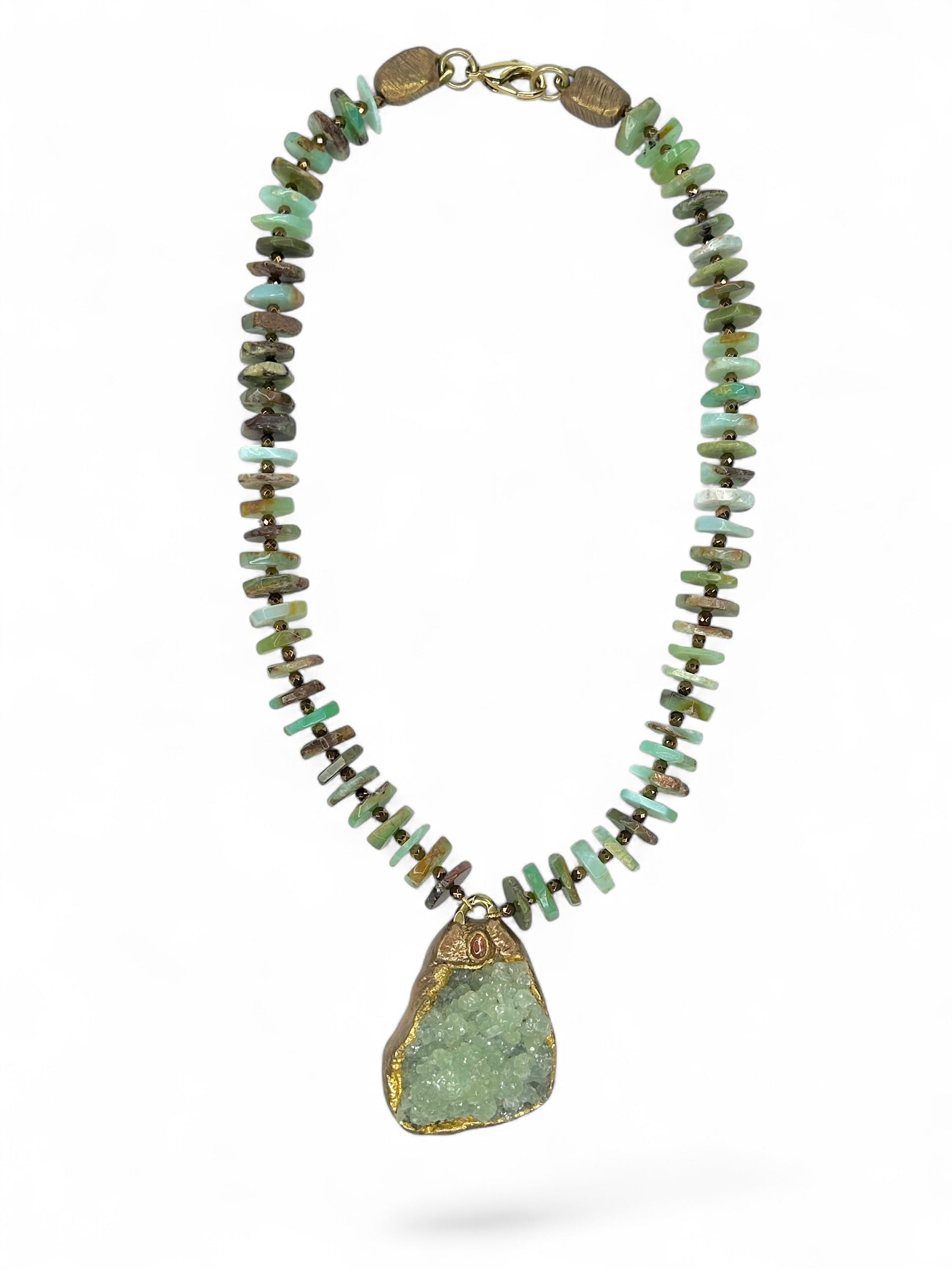 Chrysoprase Prehnite #30