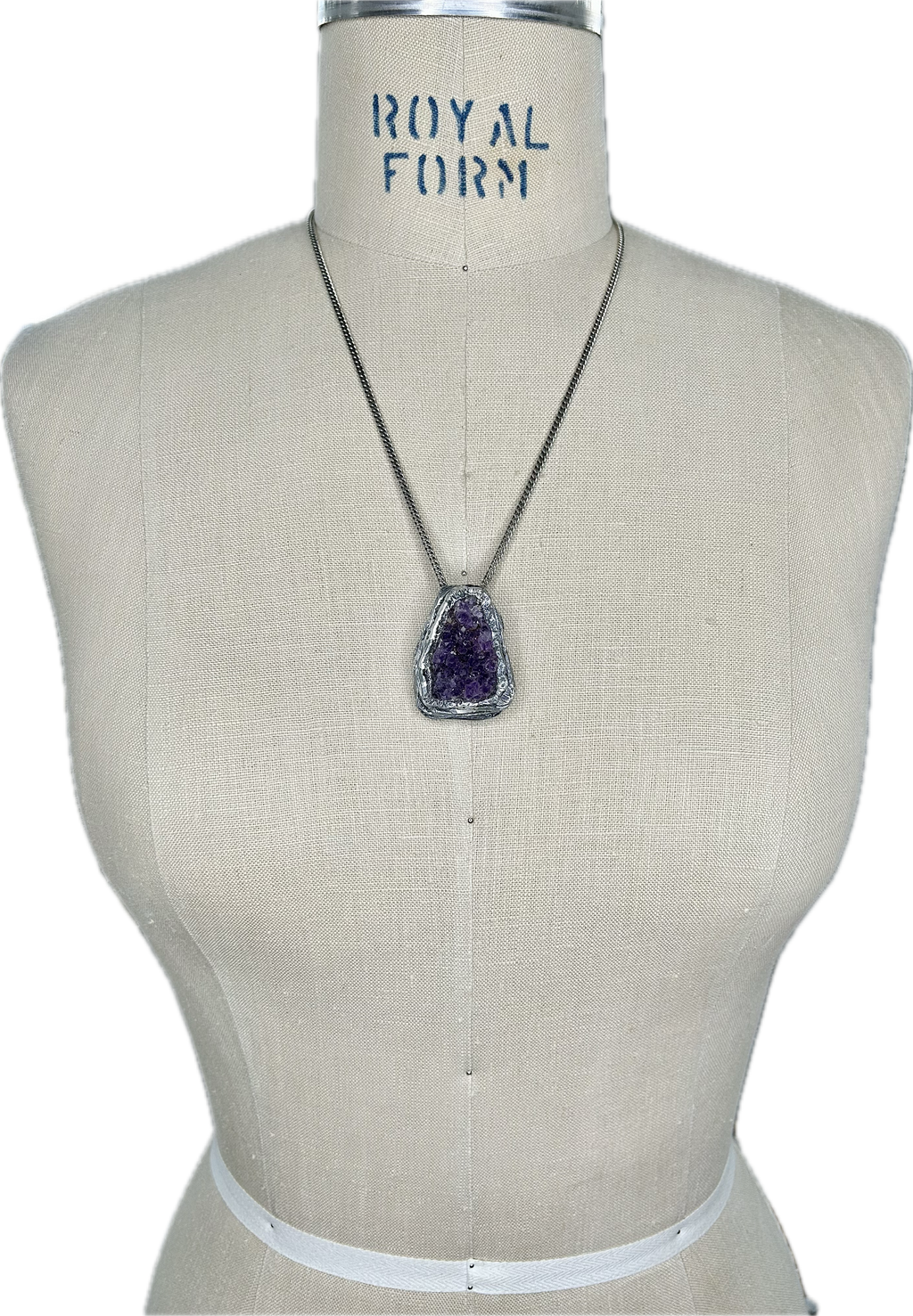 Amethyst in Fine Silver #41
