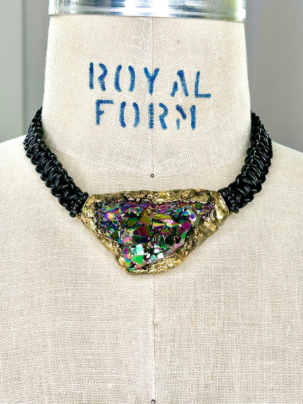 Aura Quartz Collar #43