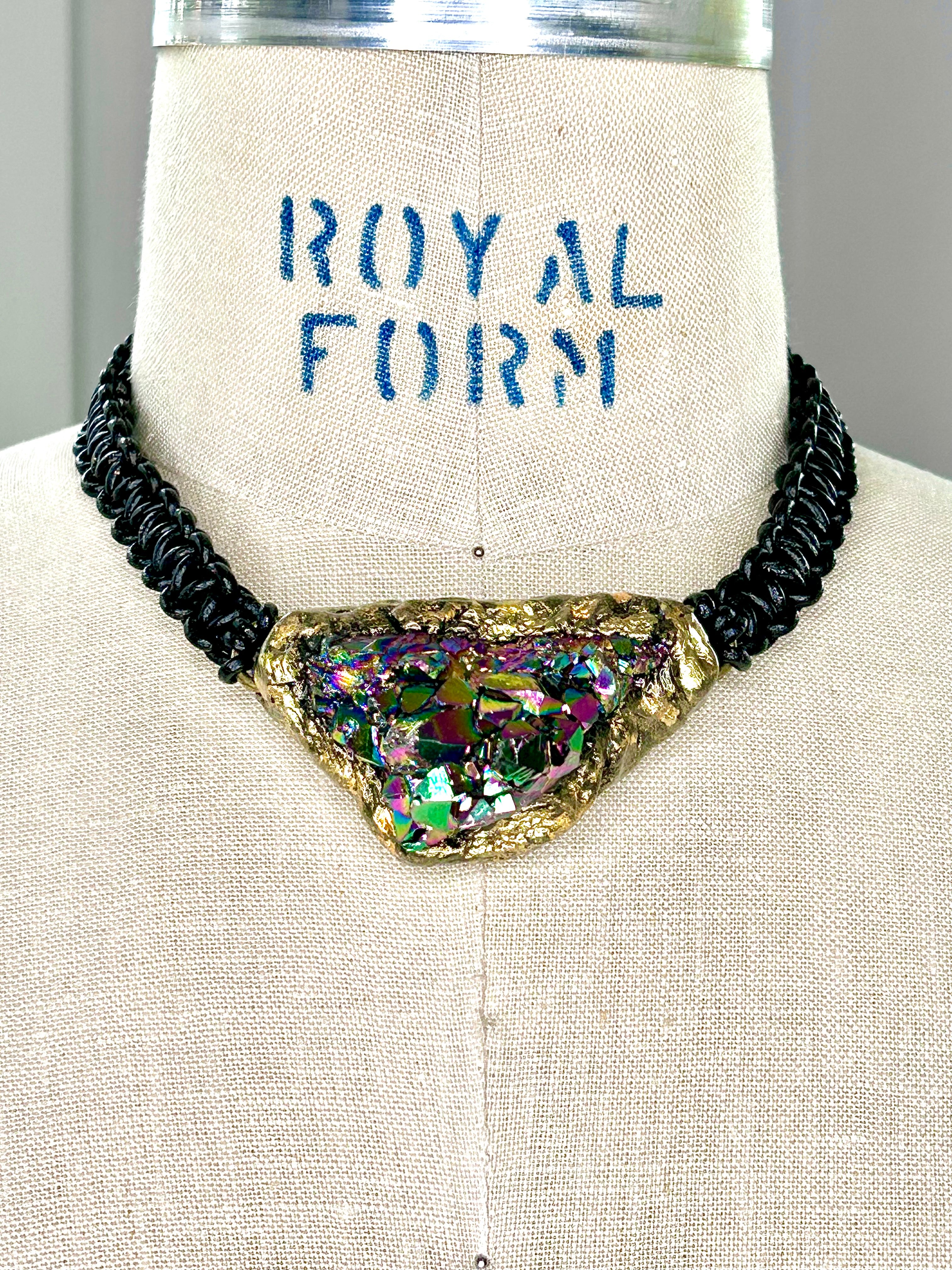 Aura Quartz Collar #43