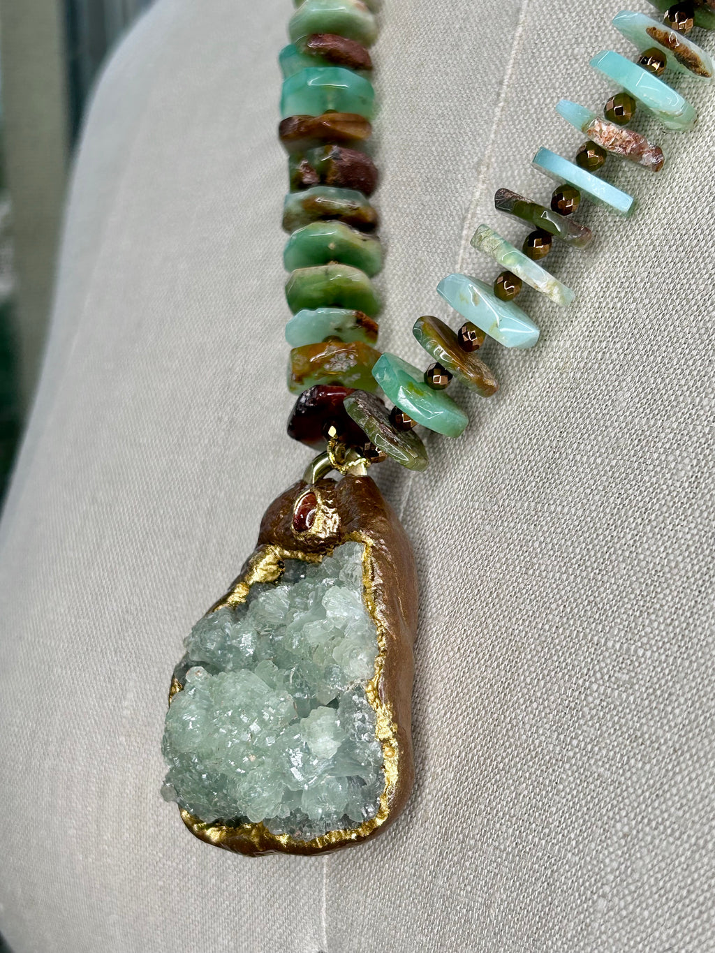 Chrysoprase Prehnite #30
