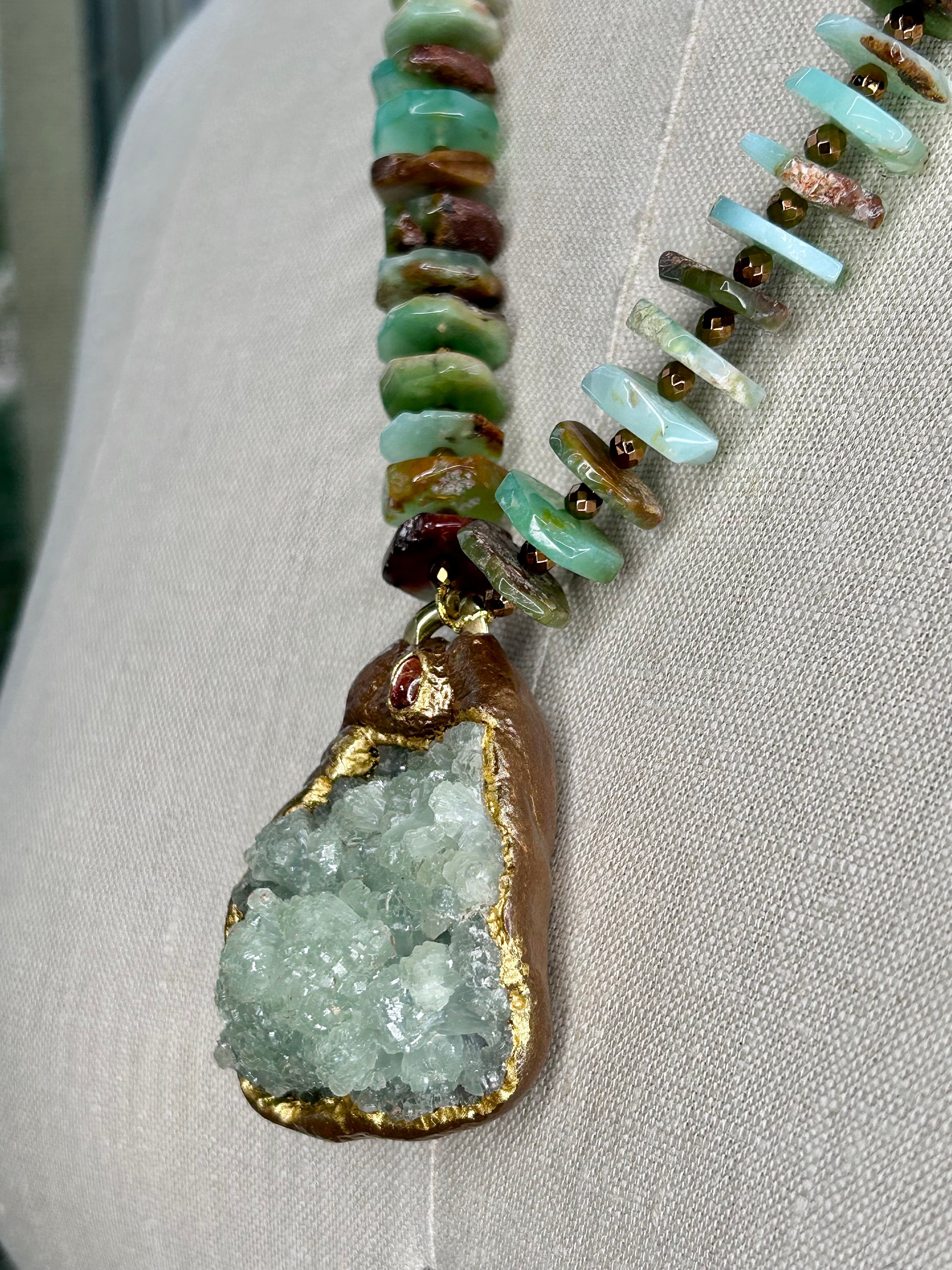 Chrysoprase Prehnite #30