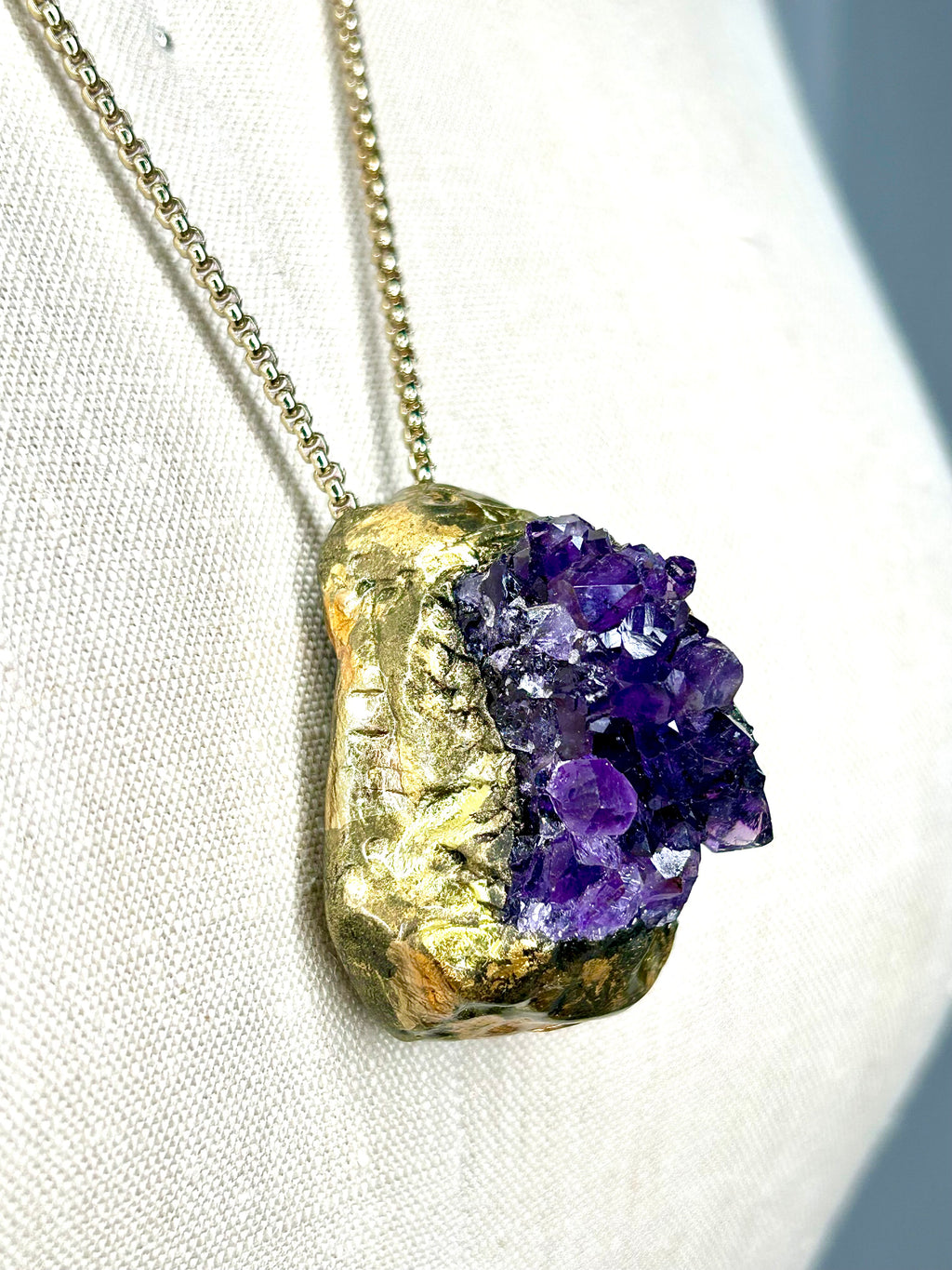 Amethyst Gold Nugget #39