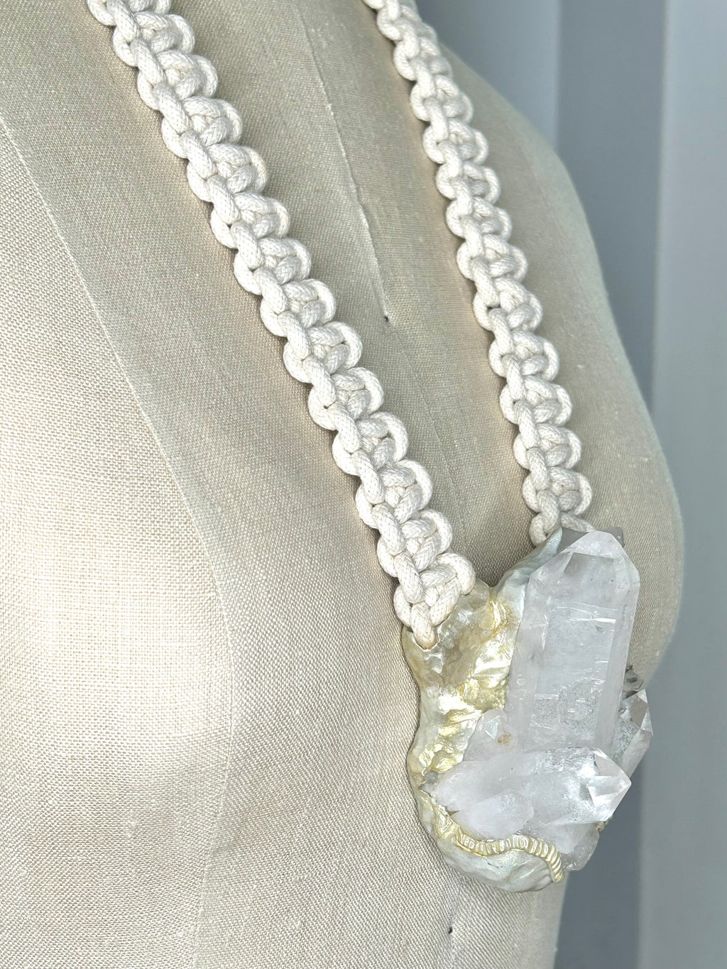 Quartz Cluster Necklace #48