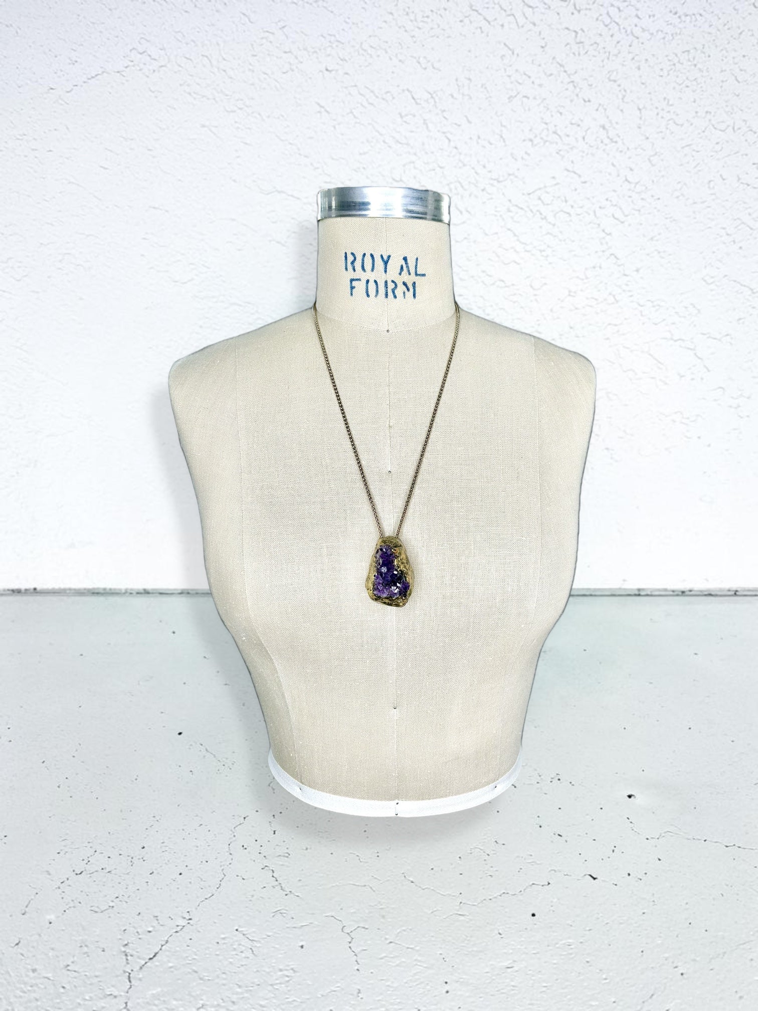 Amethyst Gold Nugget #39