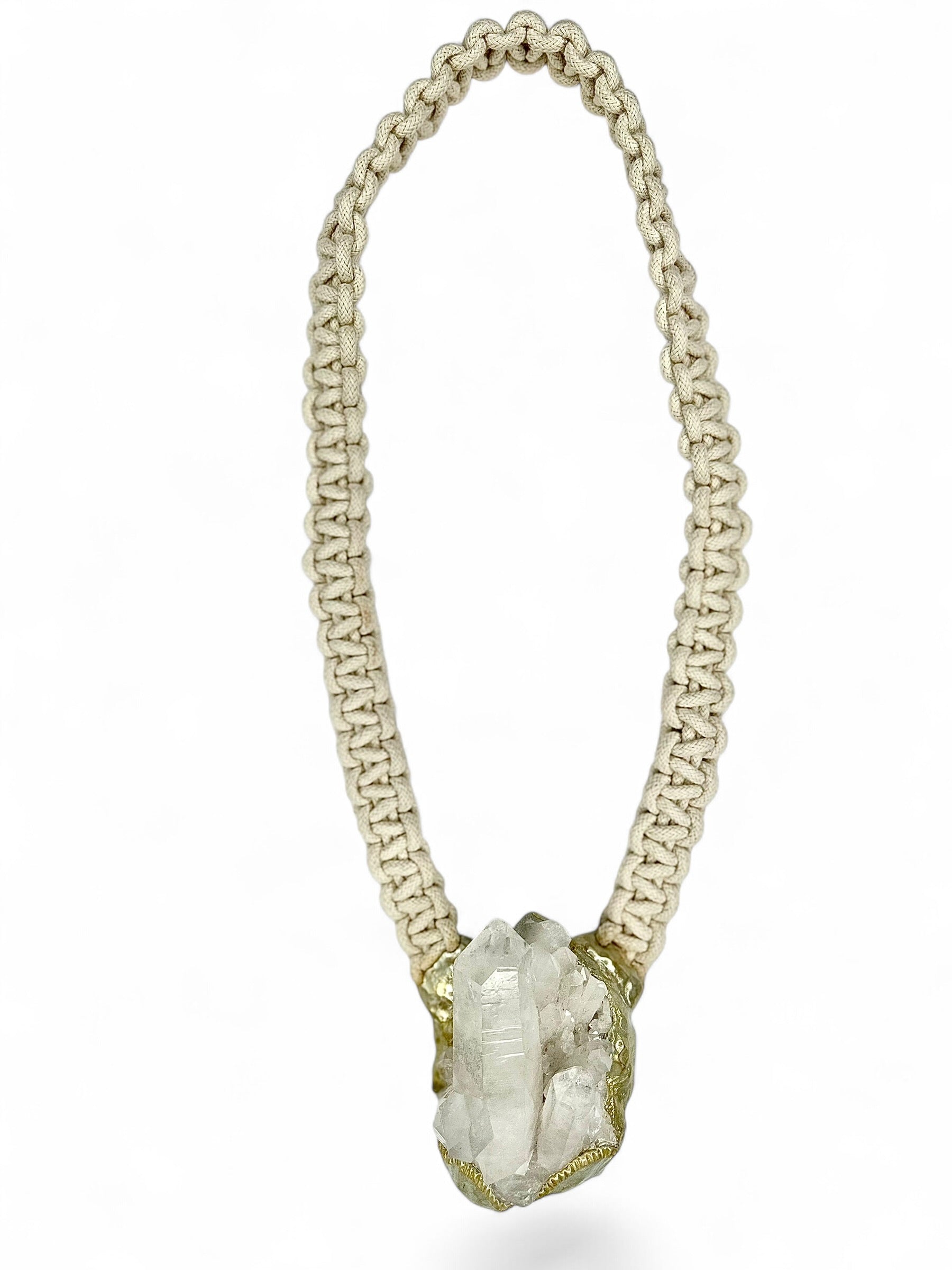 Quartz Cluster Necklace #48