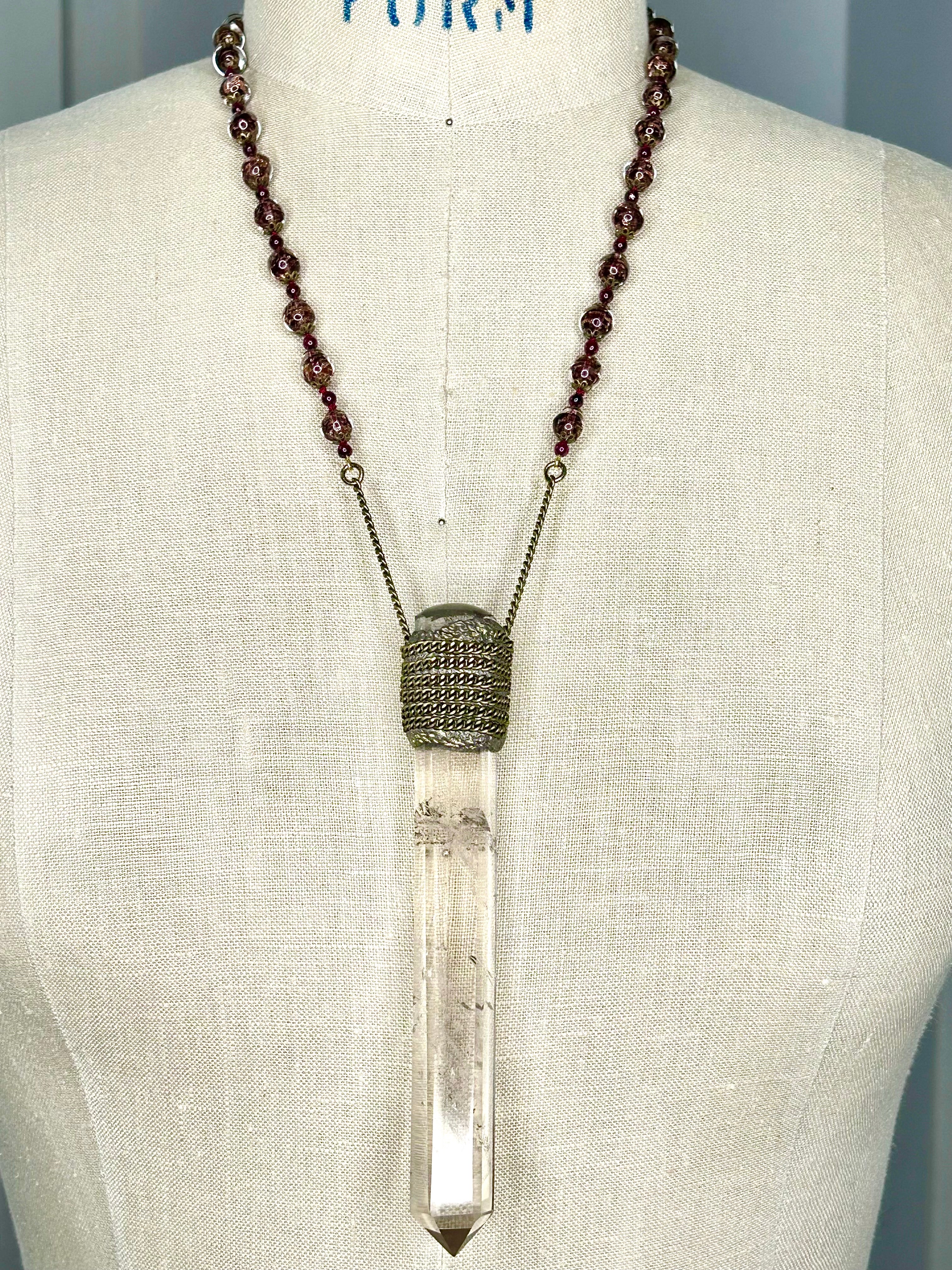 Smokey Quartz Wand #12