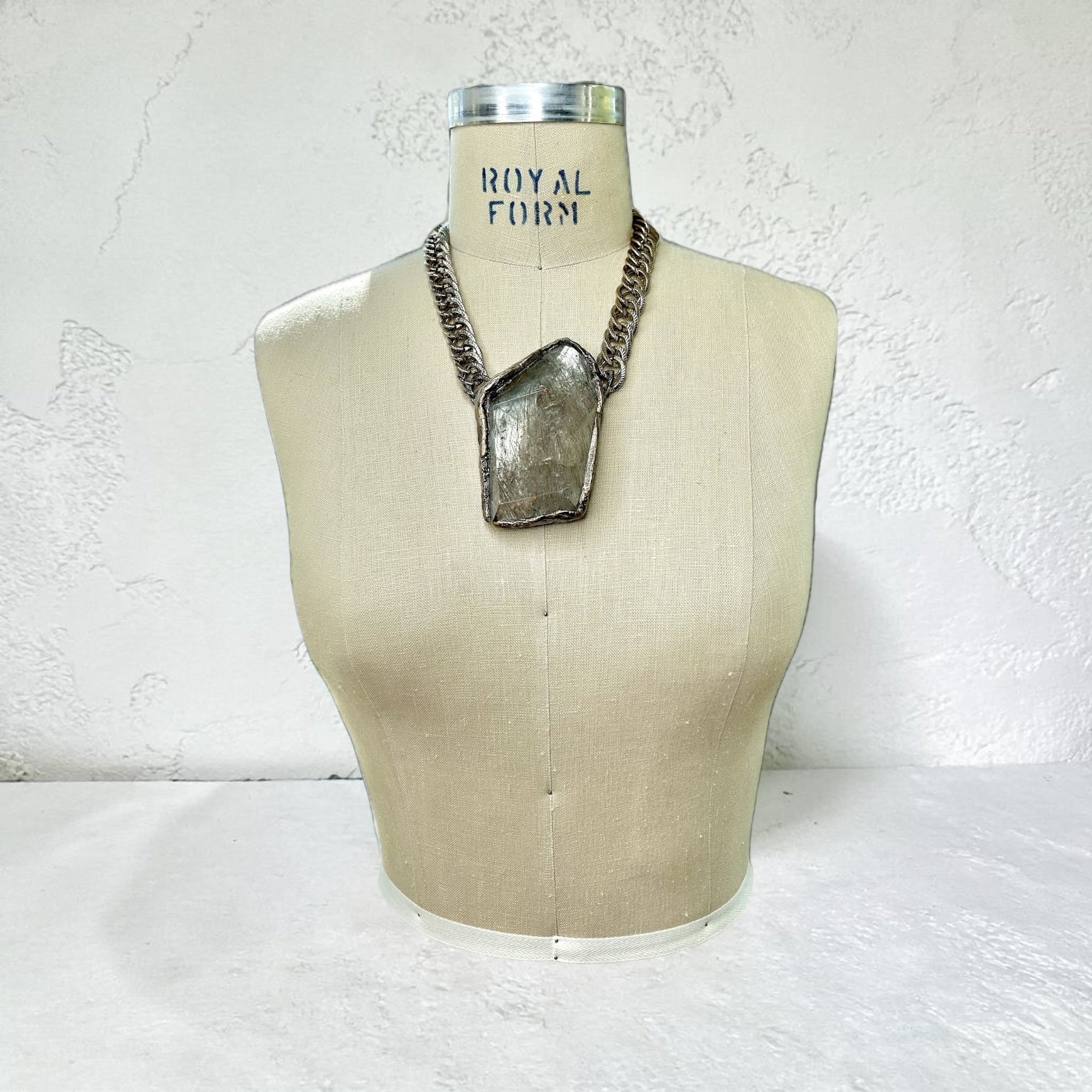 Rutilated Quartz Collier #37